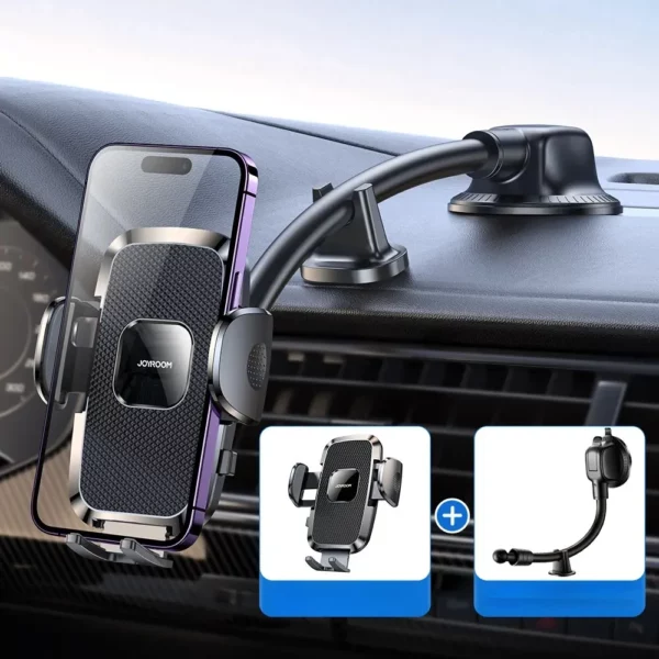 Support téléphone voiture bras long flexible avec rotation 360 °