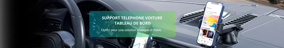 support téléphone voiture tableau de bord