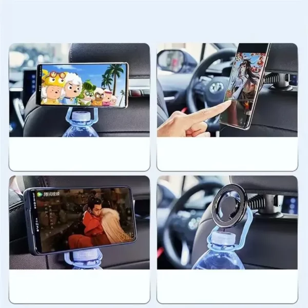 Support téléphone voiture appui-tête aimanté