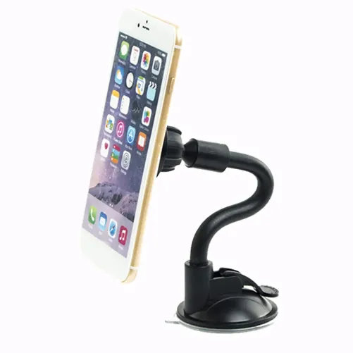 Support téléphone voiture pare-brise flexible magnétique