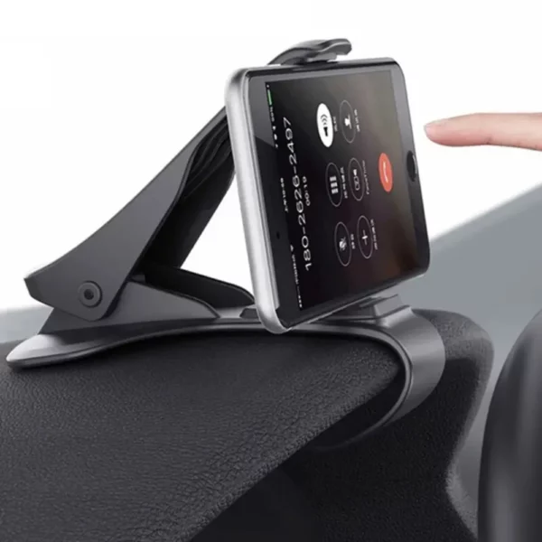 Support téléphone voiture pince tableau de bord