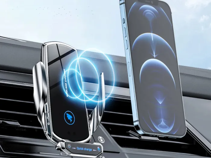 Support téléphone voiture induction magnétique 15W