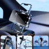 Support telephone voiture pince antiderapante rotation 360 degres