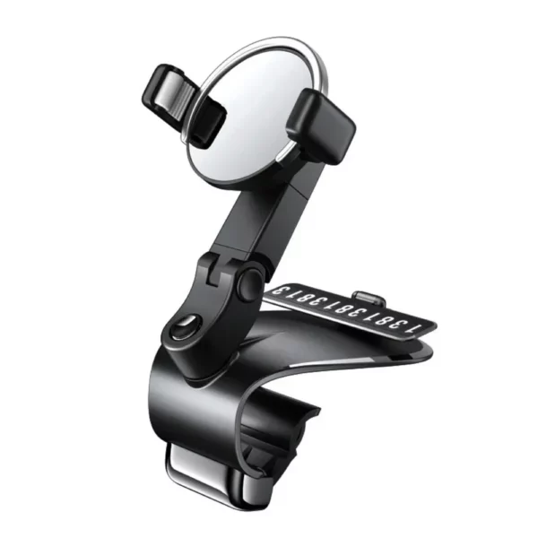 Support téléphone voiture pince base ronde
