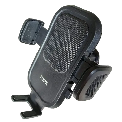Support téléphone voiture pince bras articulé ajustable
