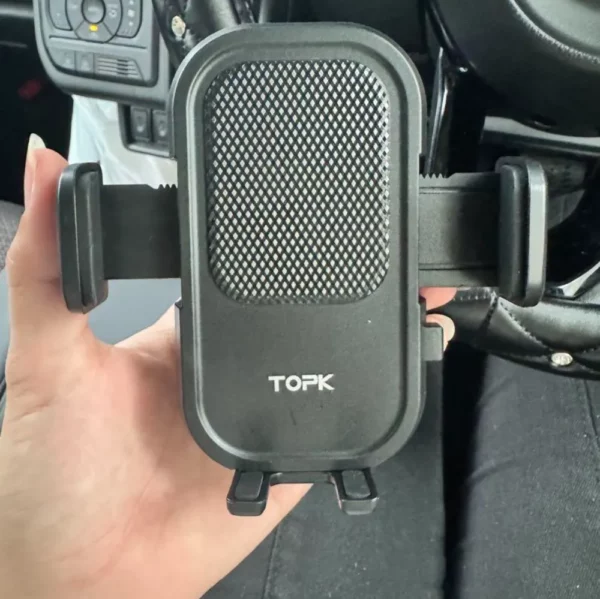 Support téléphone voiture pince bras articulé ajustable