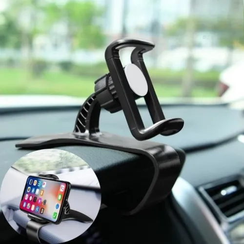 Support téléphone voiture pince rotatif universel