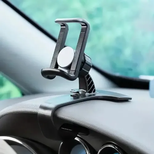 Support téléphone voiture pince rotatif universel