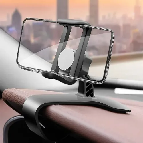 Support téléphone voiture pince rotatif universel