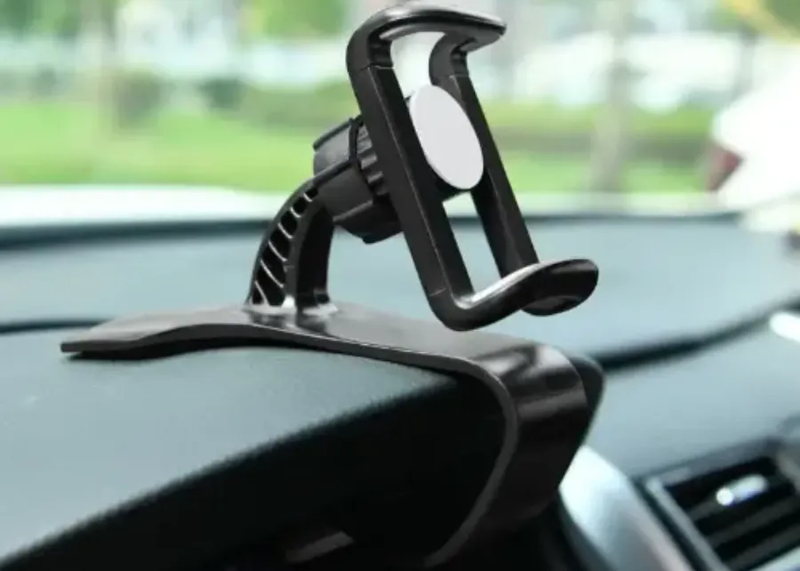 Support téléphone voiture pince rotatif universel