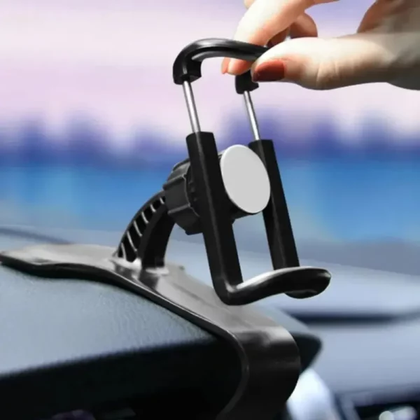 Support téléphone voiture pince rotatif universel
