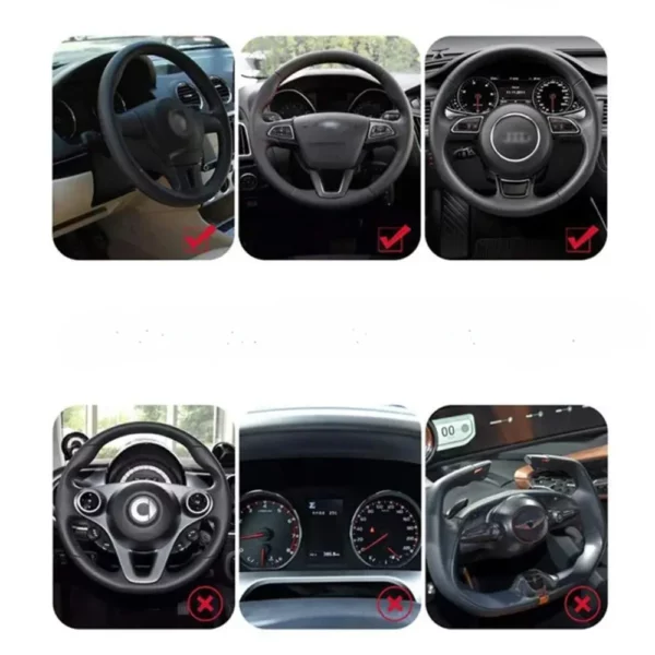 Support téléphone voiture pince rotation 360 degrés